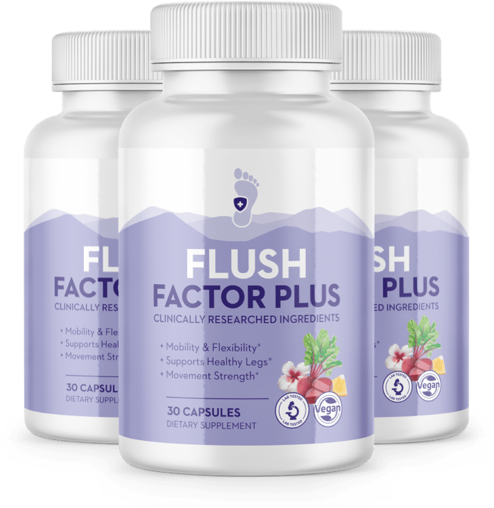 3 bottles of Flush Factor Plus